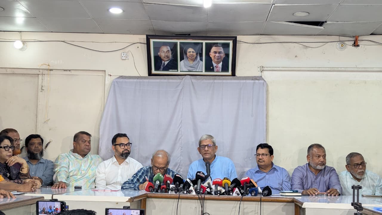 জামায়াত আমির ও তার দল কখনোই সুষ্ঠুভাবে চিন্তা করেন না : ফখরুল